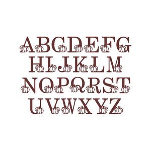 Pumpkin Monogram