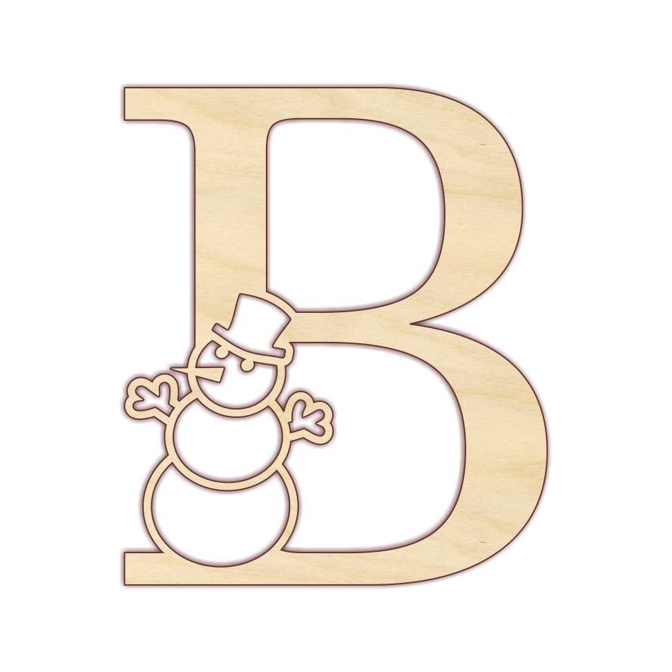 Snowman Monogram