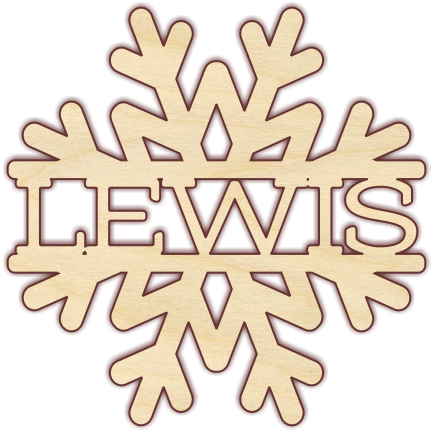 Snowflake with Name